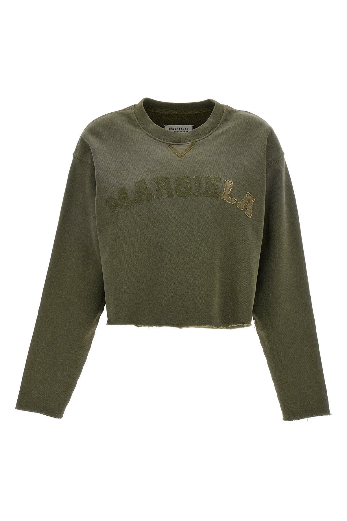 Maison Margiela LOGO EMBROIDERY CROPPED SWEATSHIRT S51GU0123S25580740