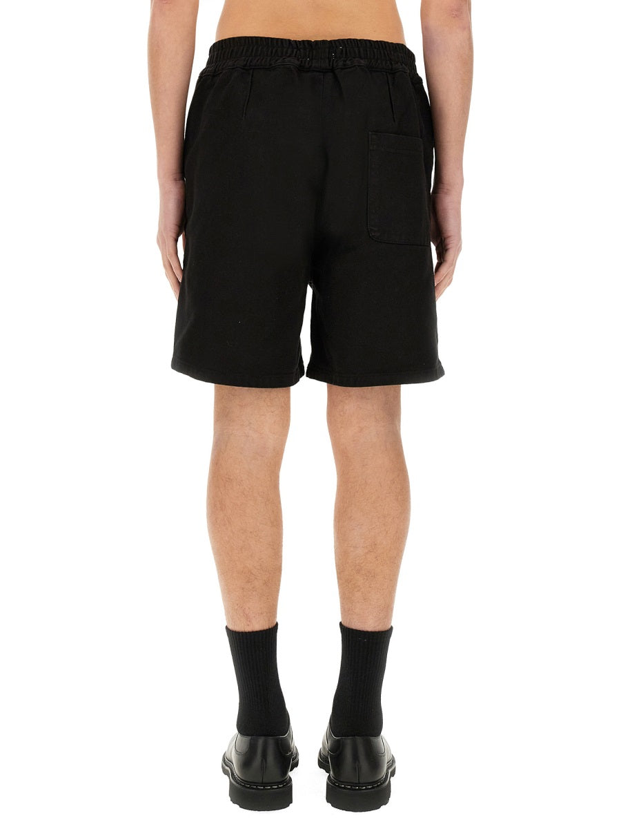 3.PARADIS SHORT IN TWILL SS24207BLACK