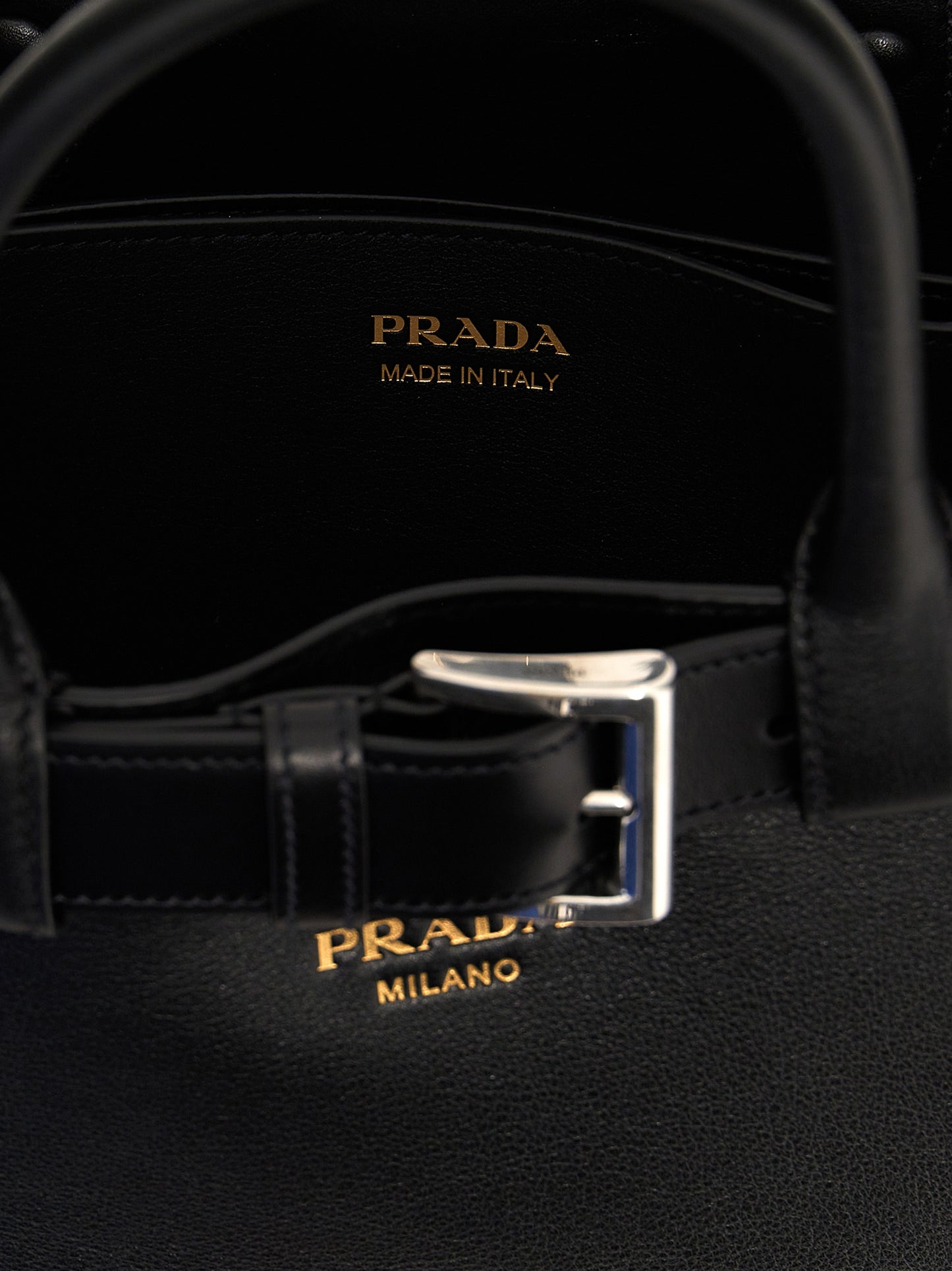 Prada 'PRADA BUCKLE' MEDIUM HANDBAG 1BA434VOBO2CY9F0002