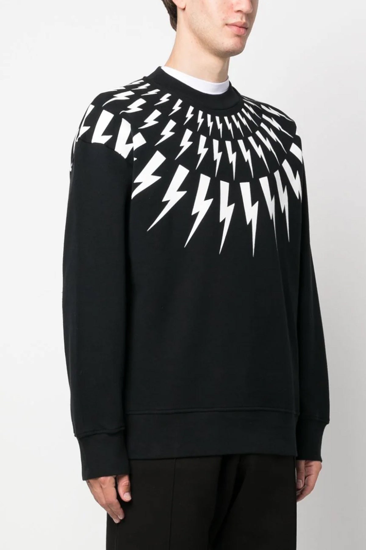 NEIL BARRETT 'THUNDERBOLT' SWEATSHIRT PBJS010SV517S524