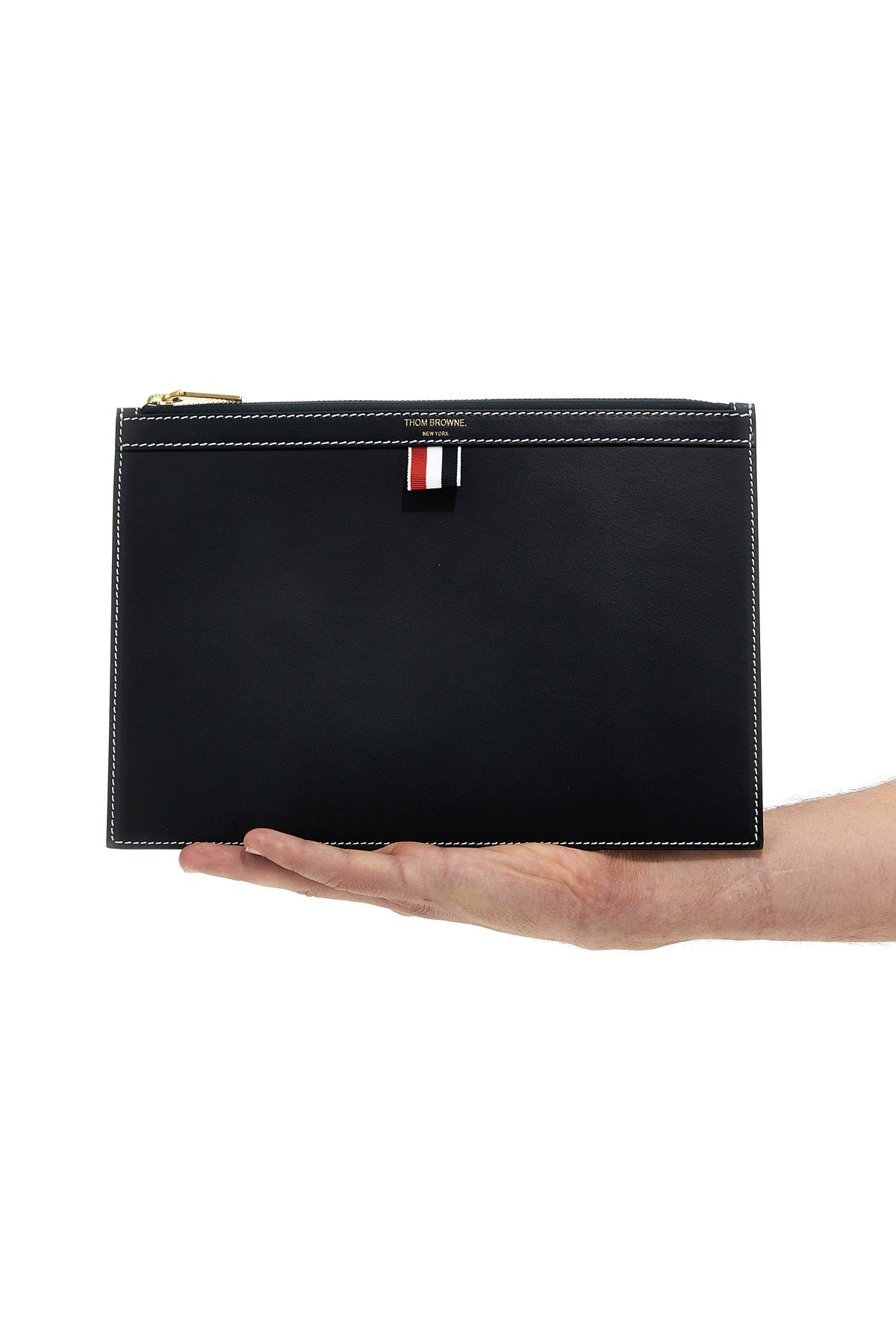 Thom Browne SMALL DOCUMENT POUCH MAC019LL0044415