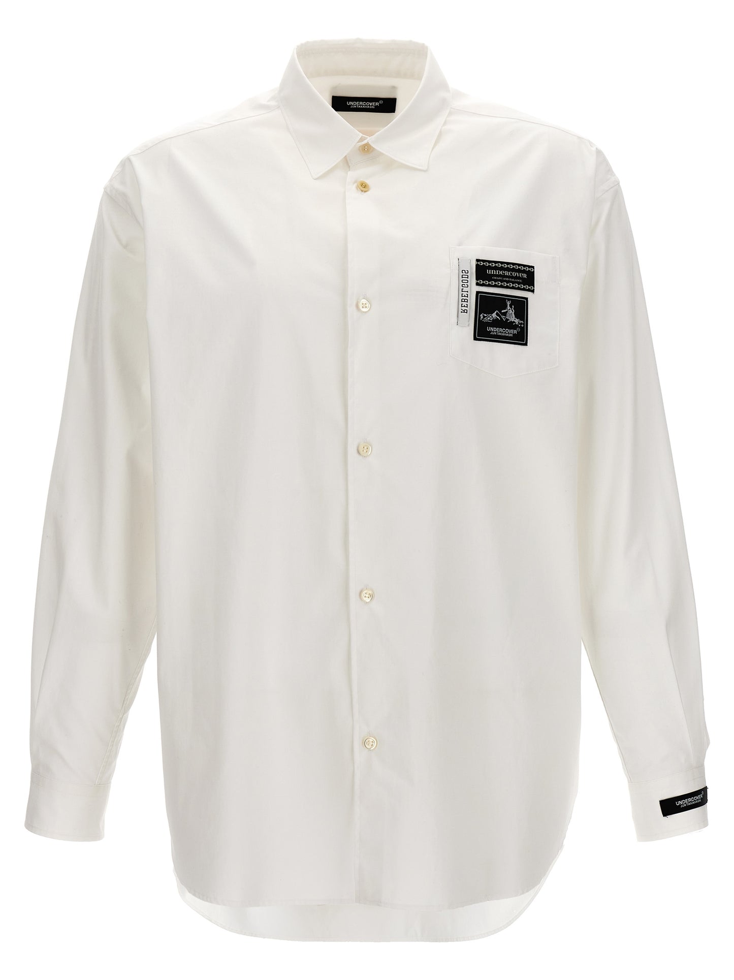 UNDERCOVER 'CHAOS AND BALANCE' SHIRT UC1D4404WHITE