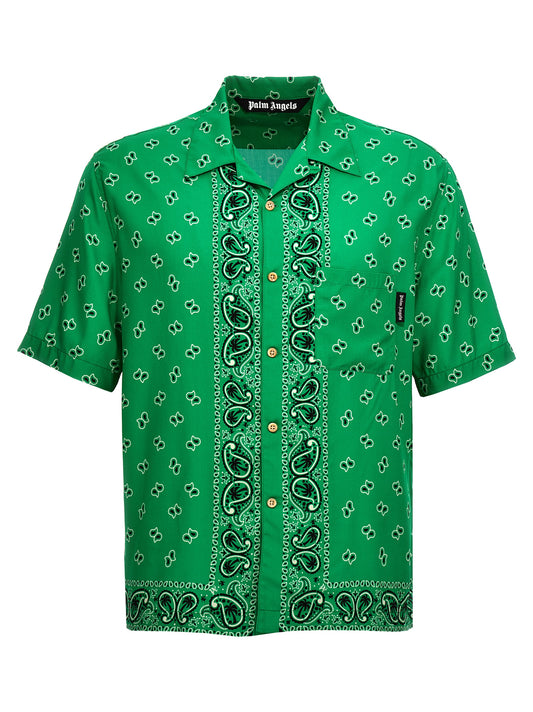 Palm Angels 'PAISLEY BOWLING' SHIRT PMGG005S24FAB00655555555