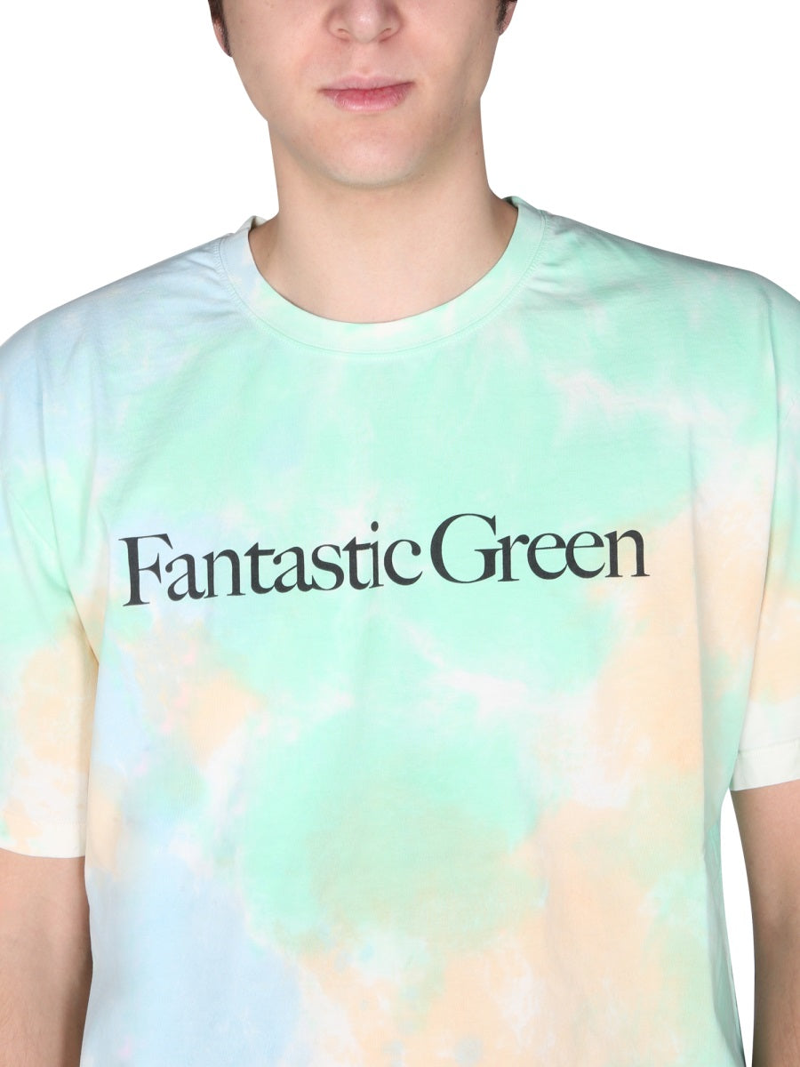 MSGM "FANTASTIC GREEN" T-SHIRT 3240MM19822728803