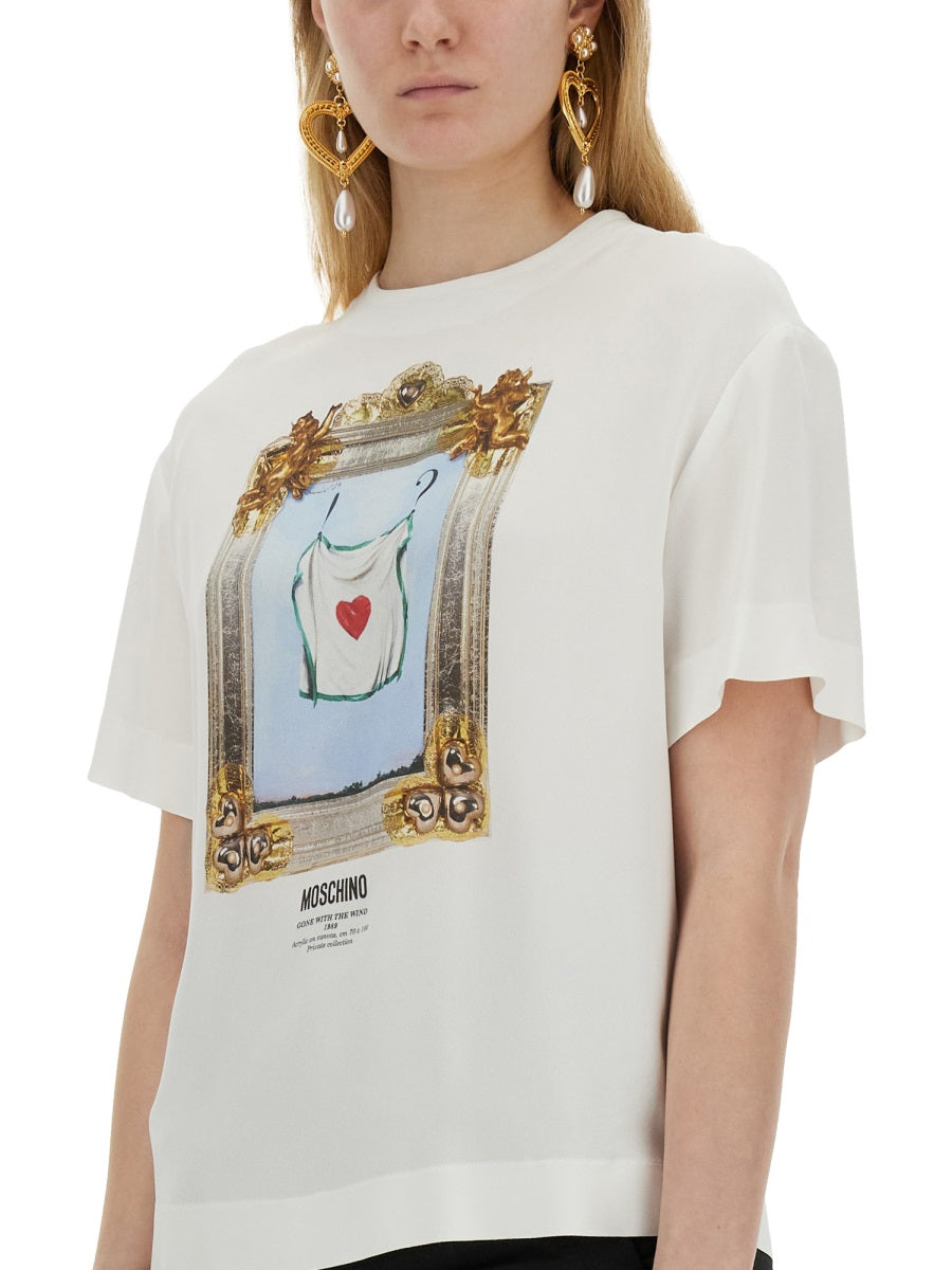 MOSCHINO "GONE WITH THE WIND" T-SHIRT 021504331001