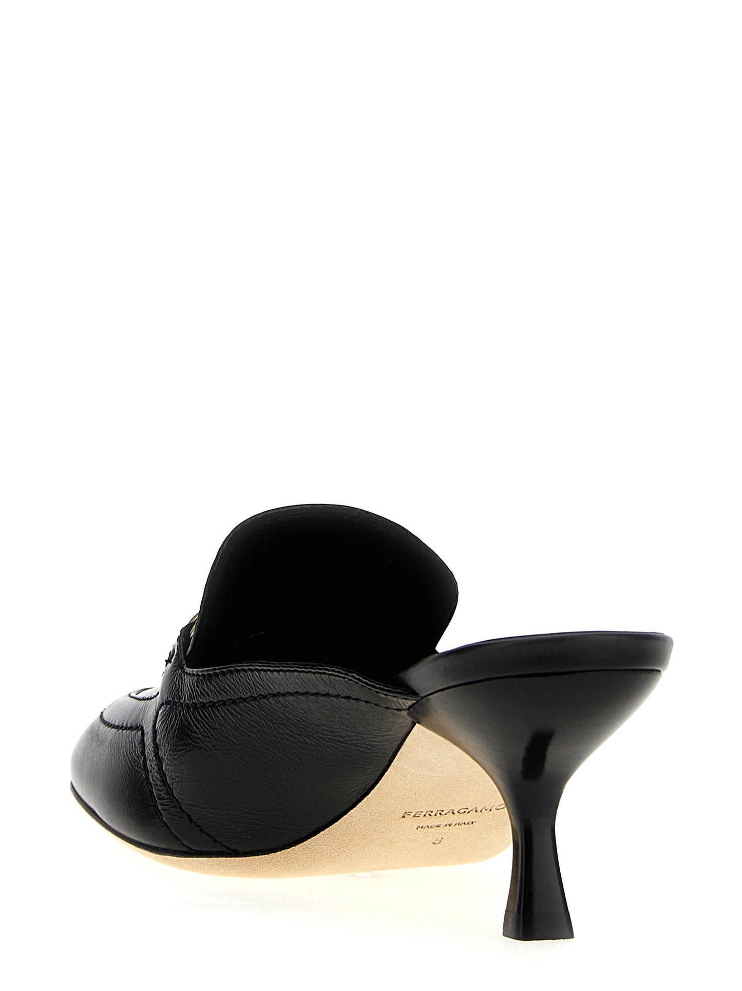 FERRAGAMO 'ELODYE' MULES 773104NERO