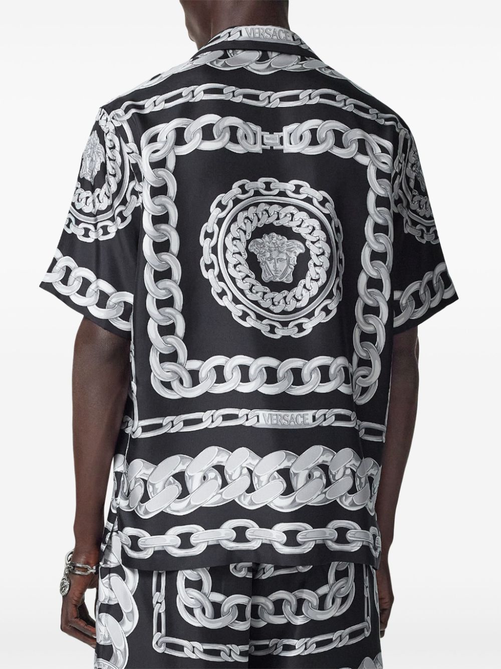 VERSACE Shirts Black 10039261A133975B950