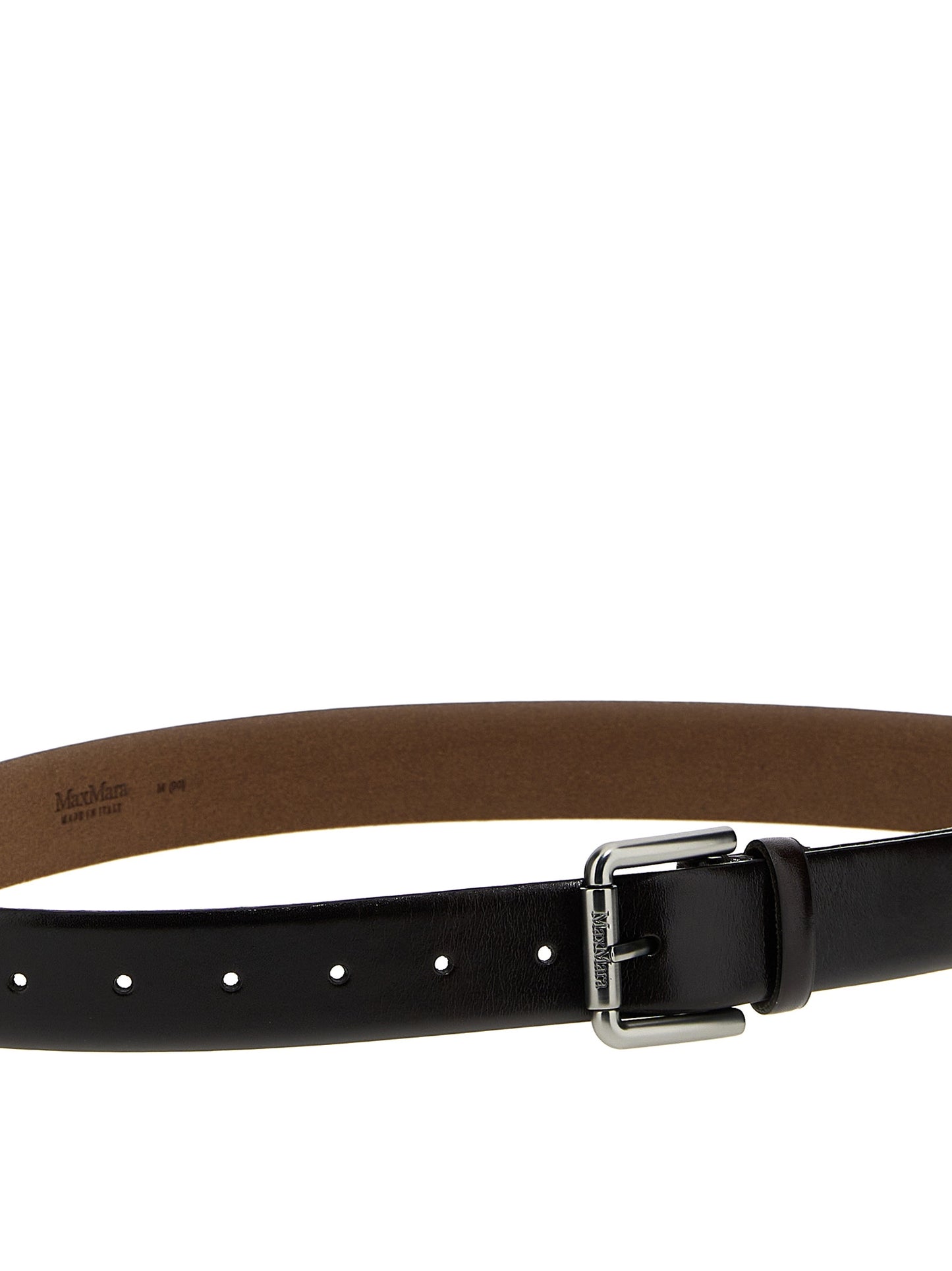 Max Mara BUFFERED LEATHER BELT WETLEATHER35002