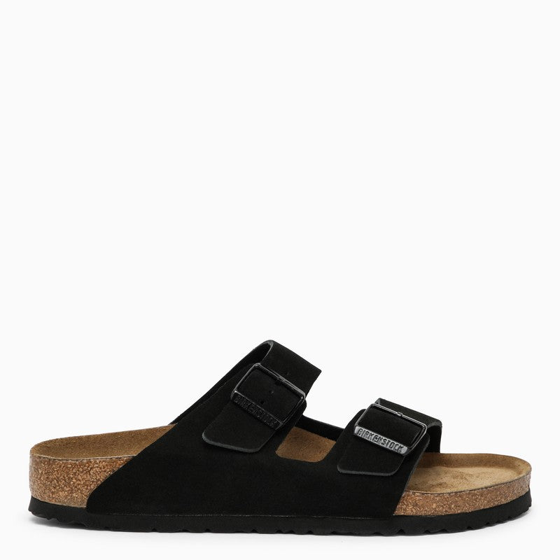 BIRKENSTOCK Taupe suede Arizona slide 951323SUEO_BIRKE-BLK