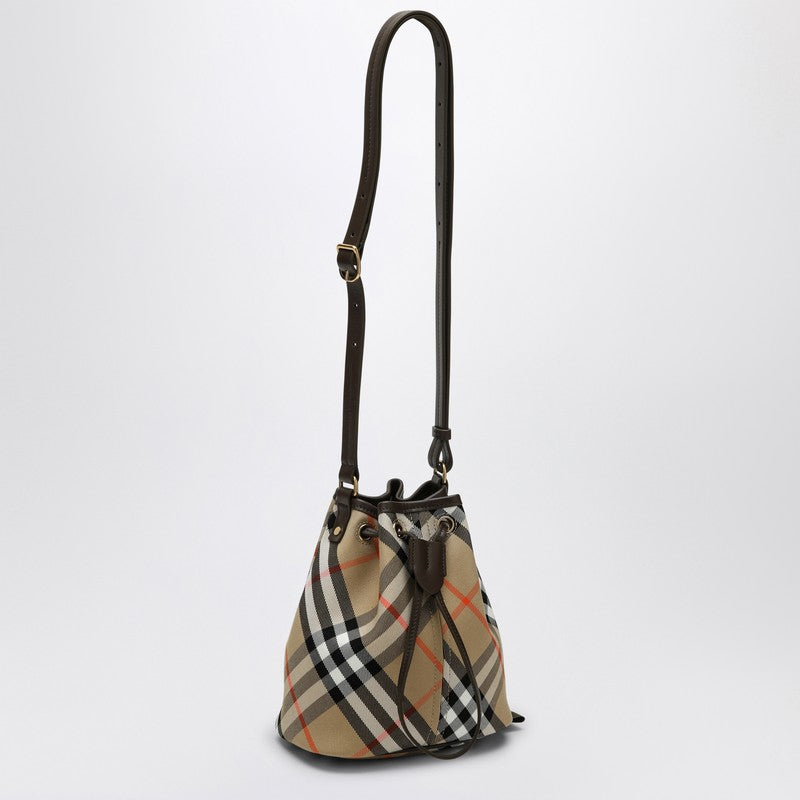 Burberry Small bucket with shoulder strap Check 8093804159199P_BURBE-B9368