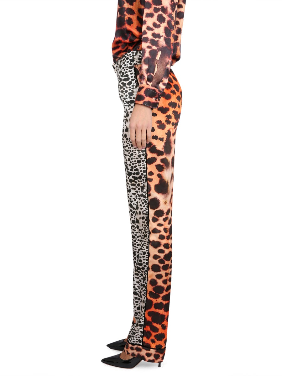 roberto cavalli MORAY EEL PRINT PANTS QKT210SZF4905558