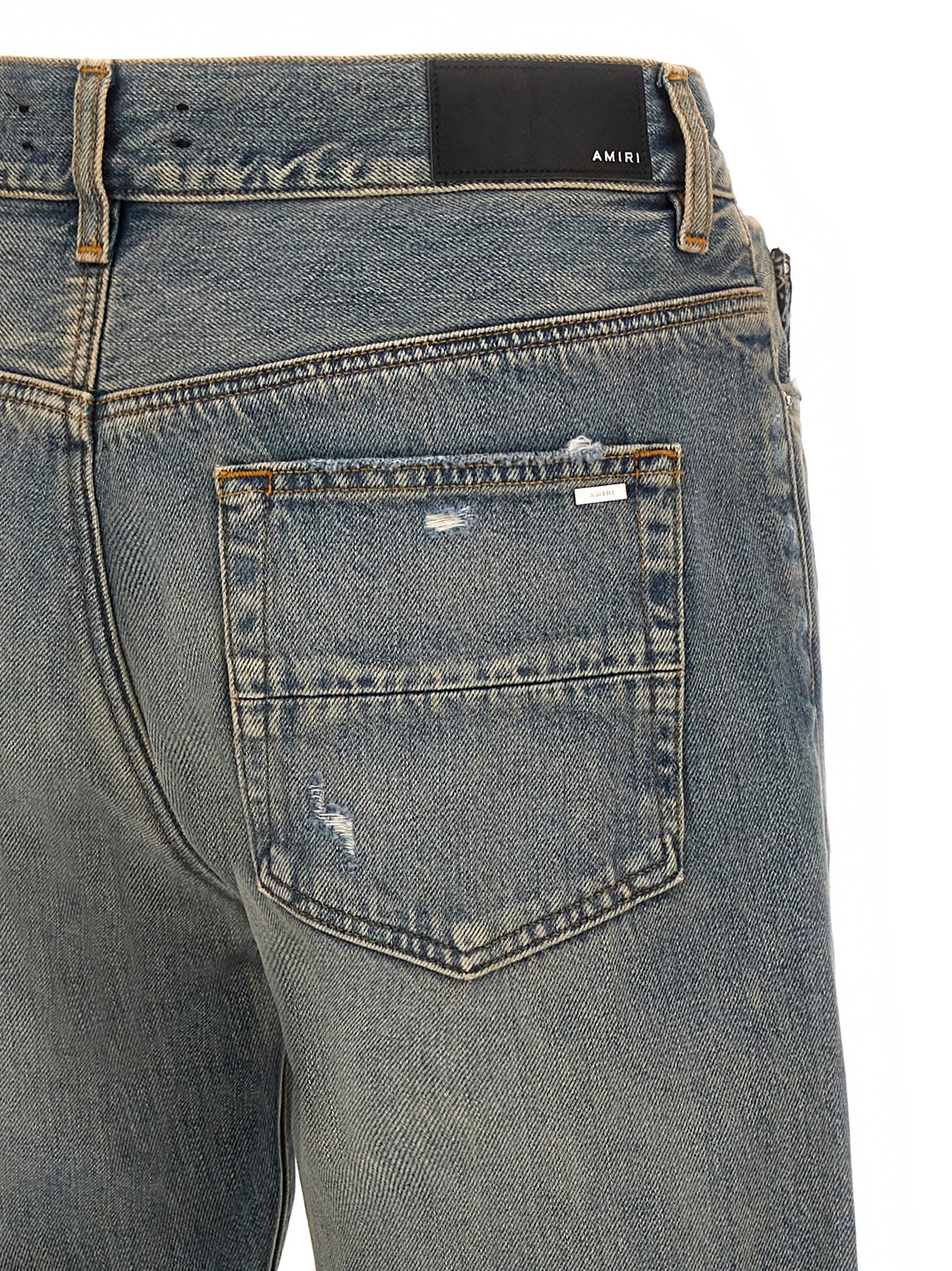 AMIRI 'BANDANA REPAIR' JEANS AMDNGH1027ANTIQUEINDIGO