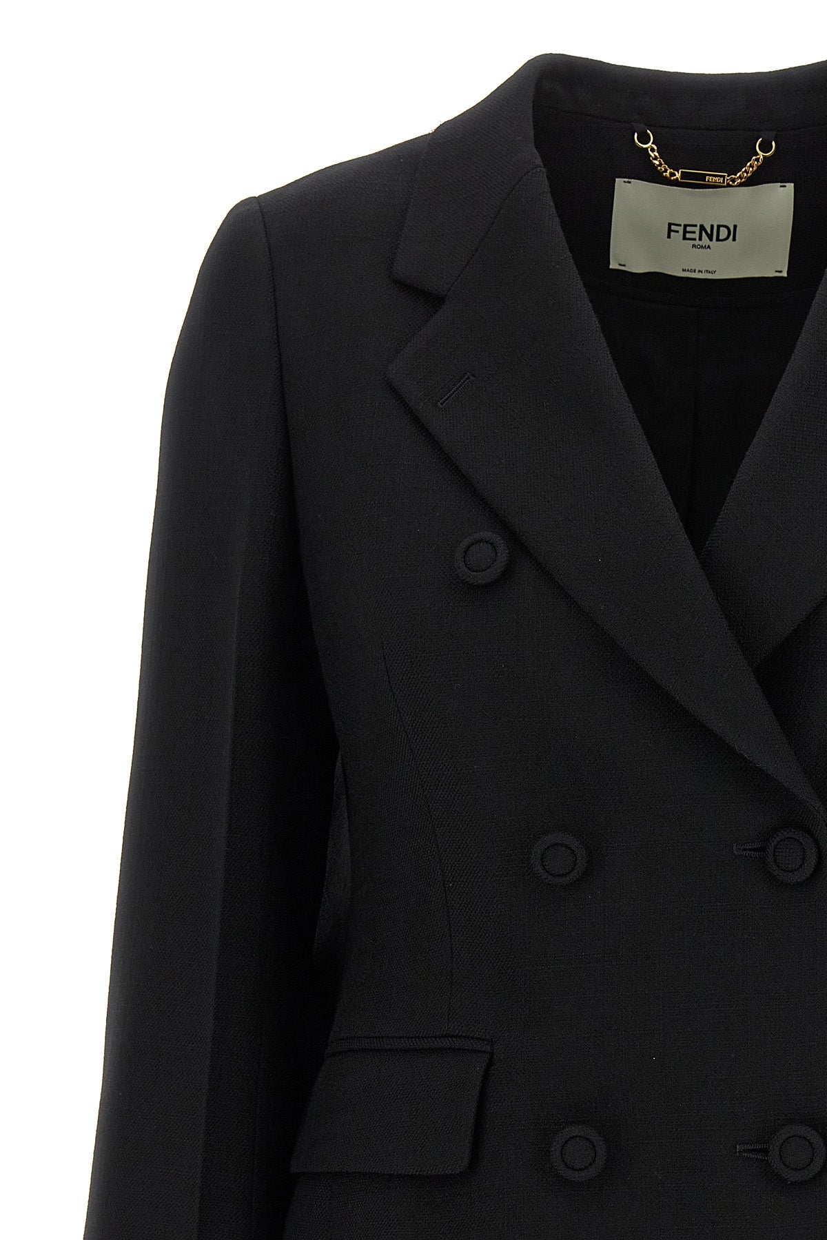 FENDI DOUBLE-BREASTED BLAZER FJ7454AXAUF0GME