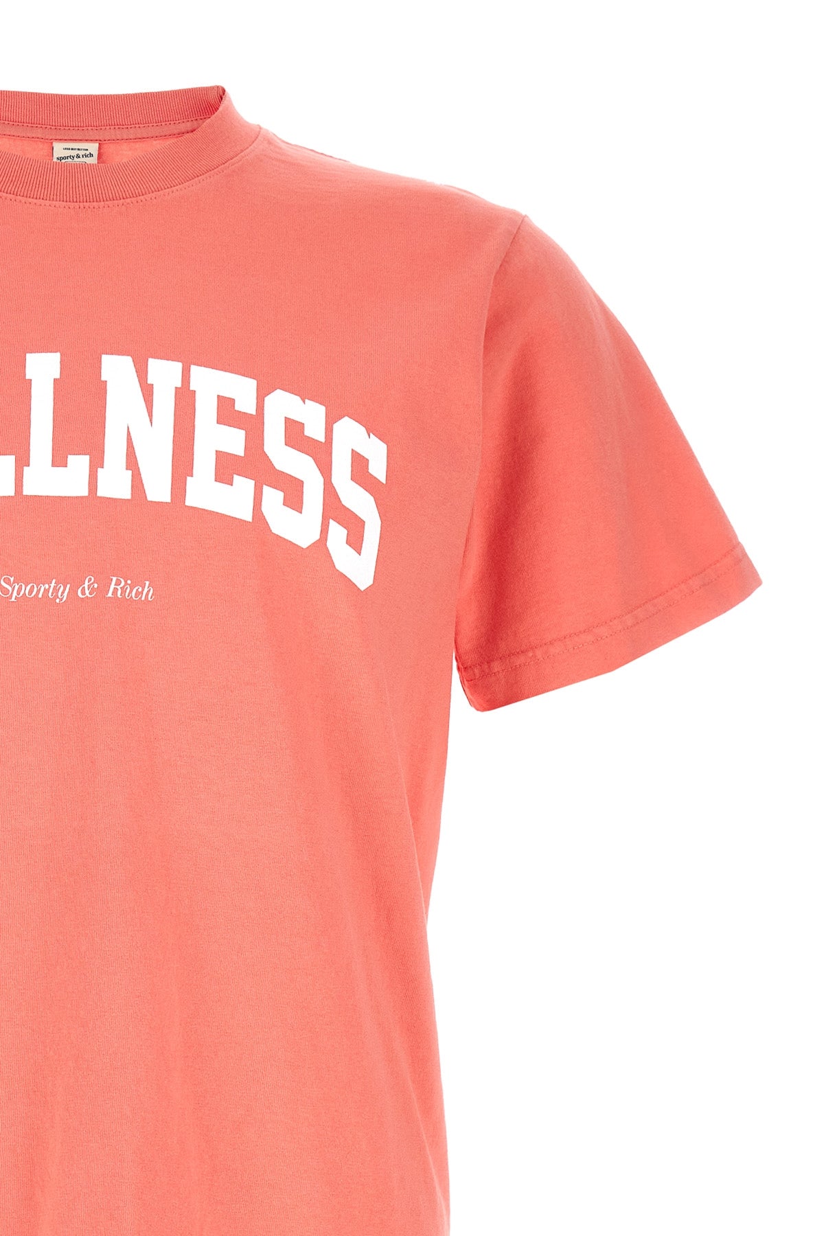 Sporty & Rich 'WELLNESS IVY' T-SHIRT TS881SMSALMON