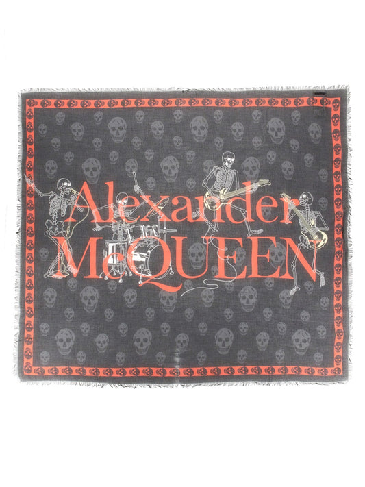 Alexander McQUEEN SCARF WITH LOGO PRINT 7256944943Q1074