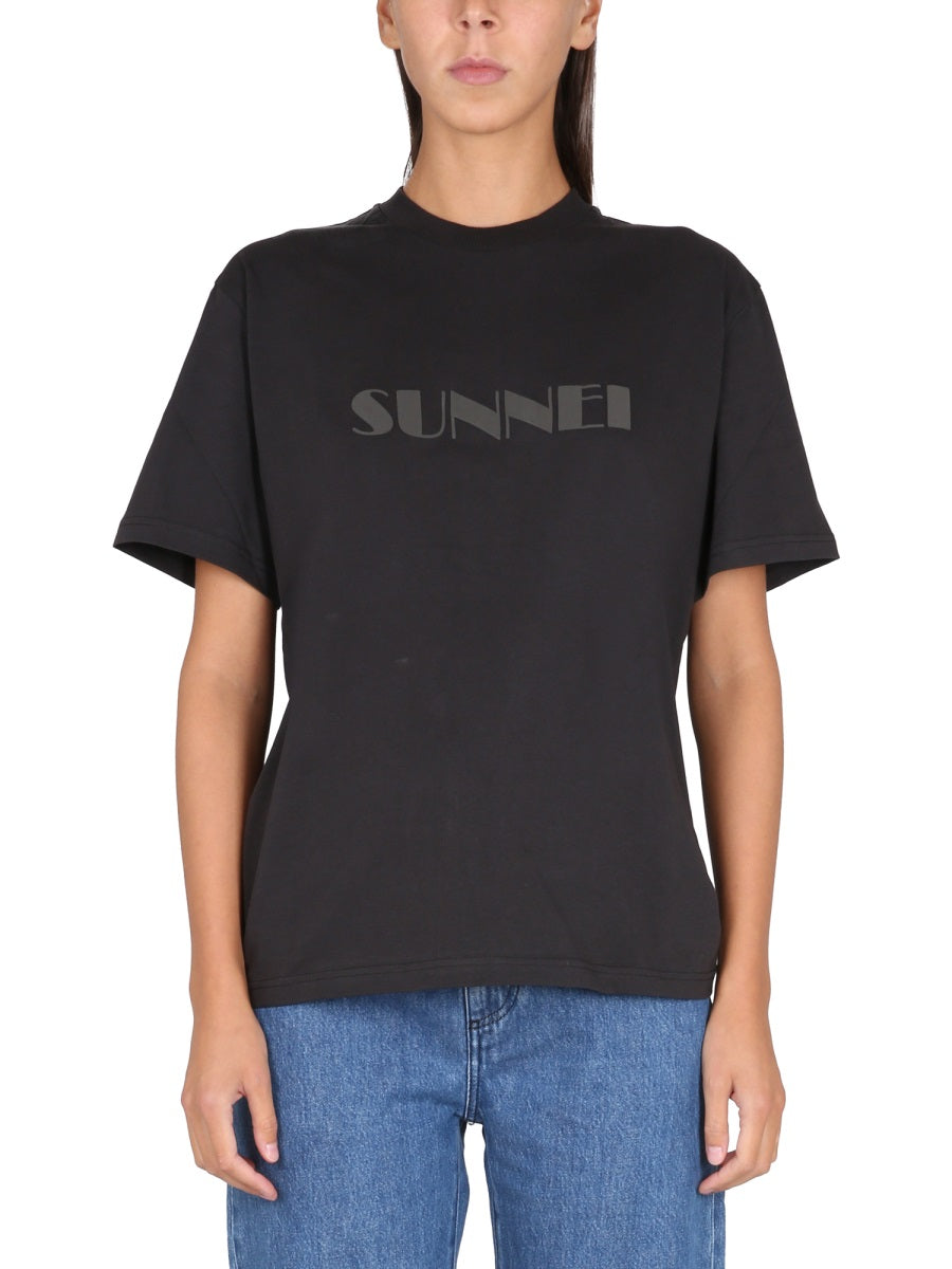 SUNNEI T-SHIRT WITH LOGO CRTWXTOP008JER012001