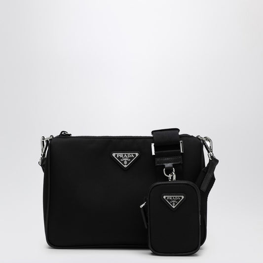 Prada Black cross-body bag in Re-Nylon and Saffiano leather 2VH113XOP2DMHQ_PRADA-F0002