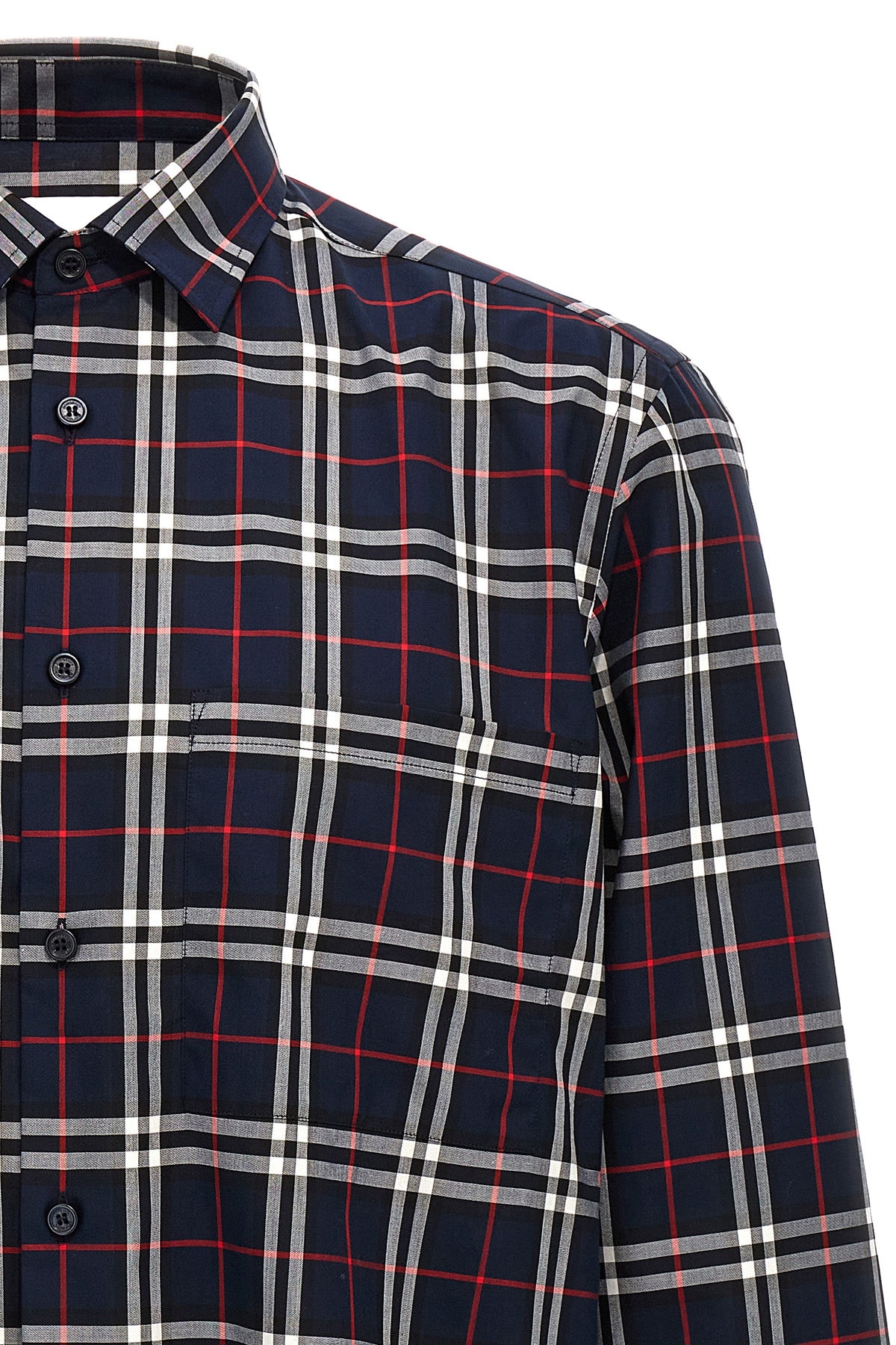 Burberry CHECK SHIRT 8073220NAVY