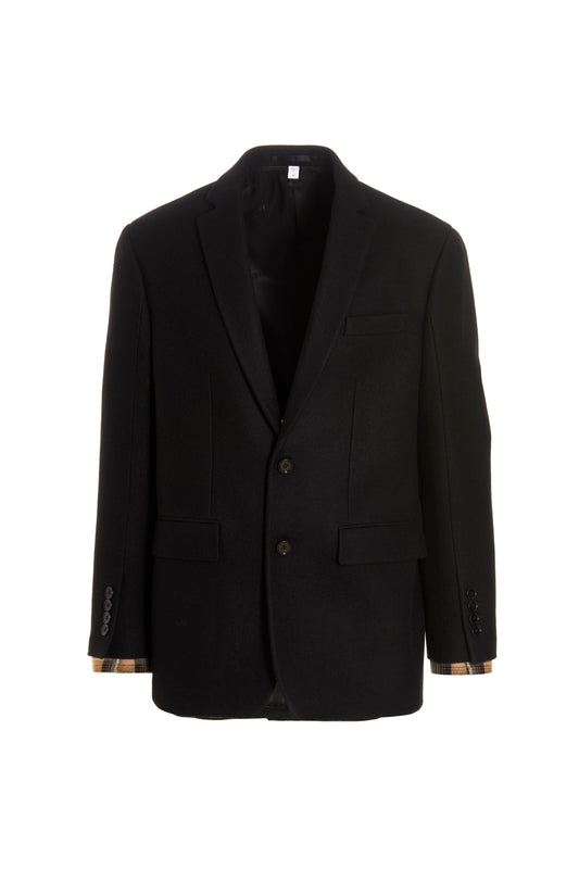 Burberry WOOL TAILORED BLAZER JACKET 8061069BLACK