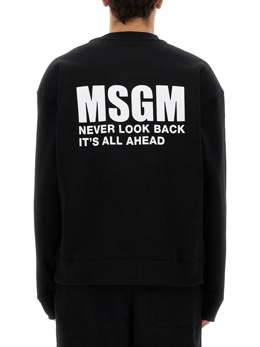 MSGM SWEATSHIRT WITH LOGO 3640MM12924700199