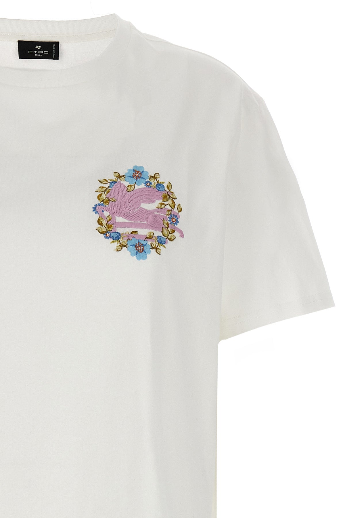 ETRO LOGO EMBROIDERY T-SHIRT WRJB0006AC036W0111