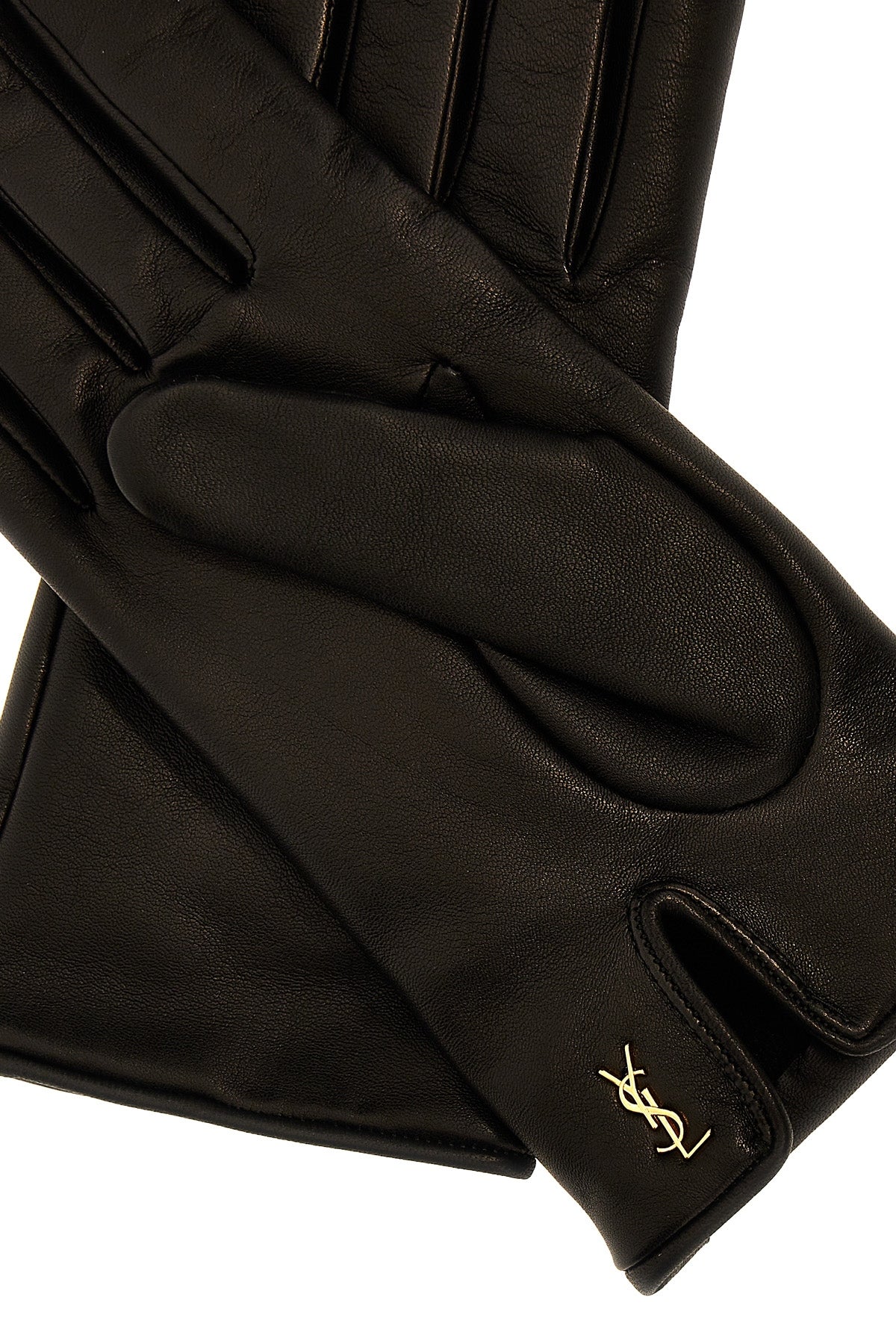 Saint Laurent 'CASSANDRE' CROP GLOVES 7603413YO681080