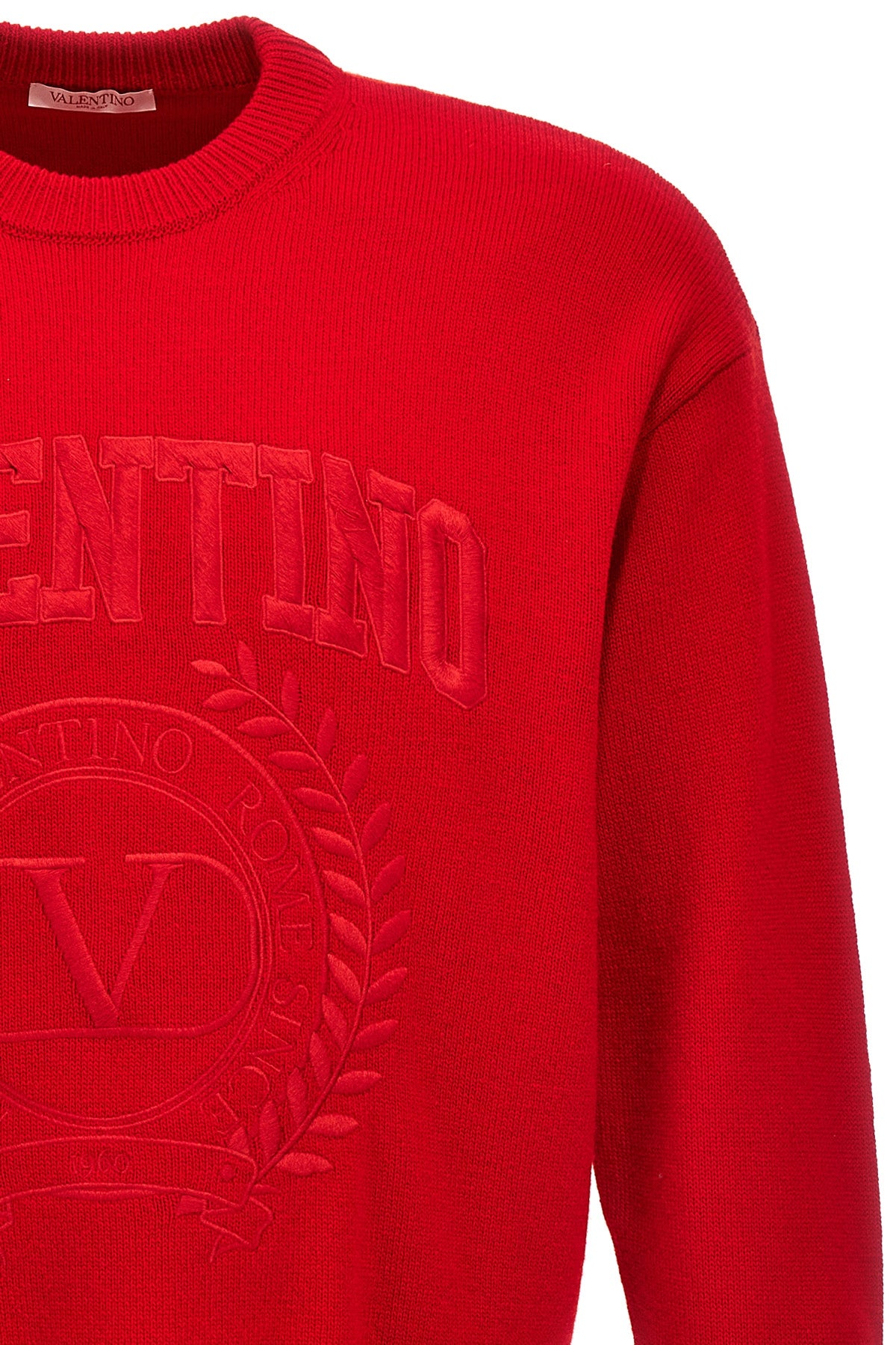 Valentino Garavani VALENTINO LOGO EMBROIDERY SWEATER 3V3KC26V9H3157