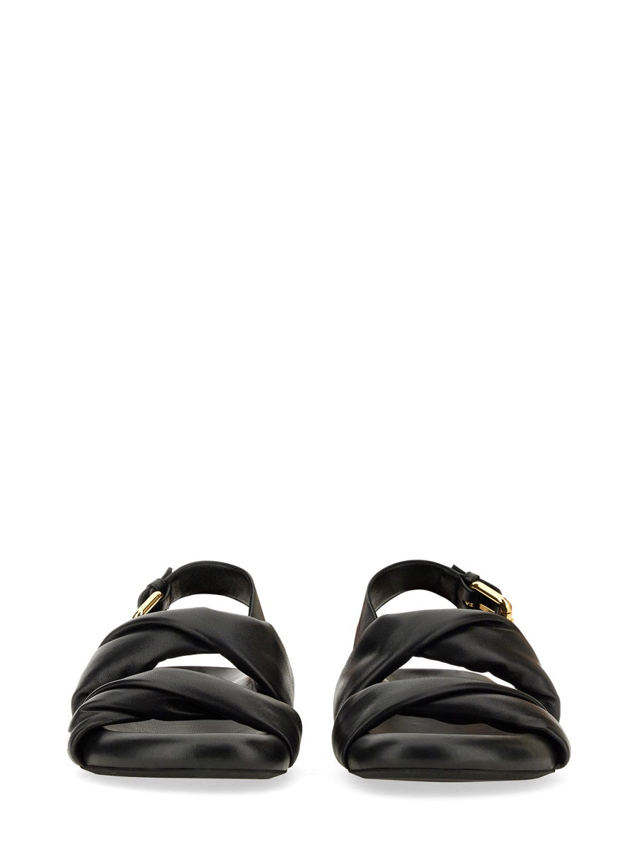 Marni LEATHER SANDAL SAMS019603P544300N99