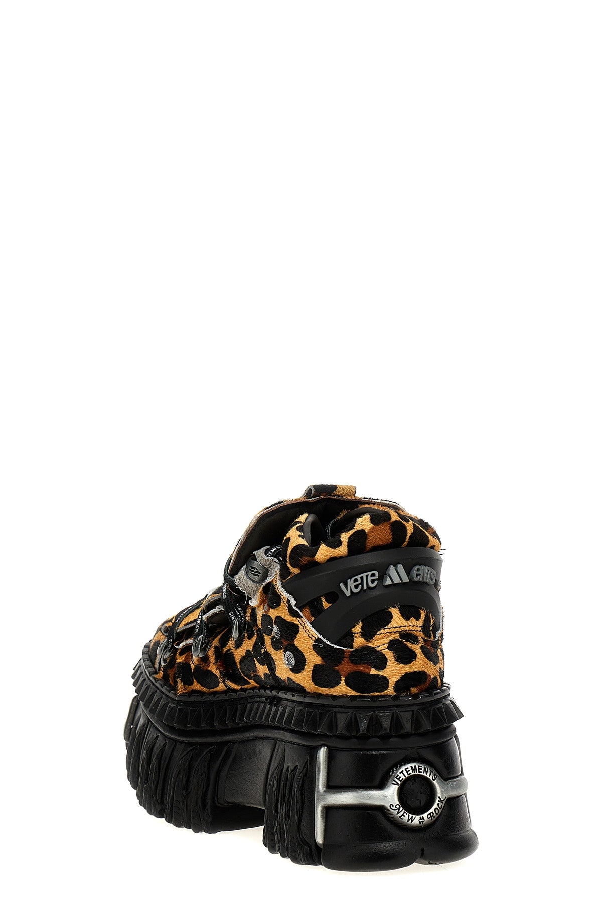 VETEMENTS X NEW ROCK 'PLATFORM' SNEAKERS UE64SN160LLEOPARD