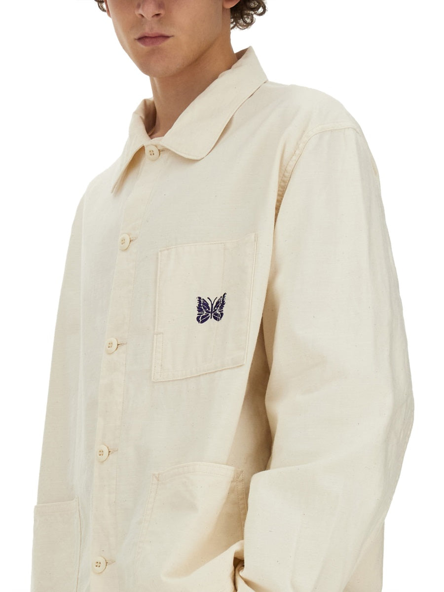 Needles COTTON SHIRT OT179A-WHITE