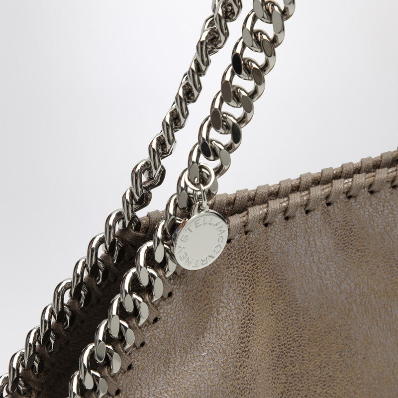 Stella McCartney Falabella mini shiny beige bag 371223WP0301P_STELL-6500