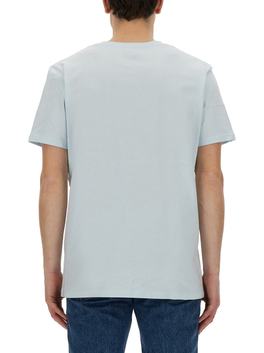 A.P.C. T-SHIRT WITH LOGO COBQXH26943IAB