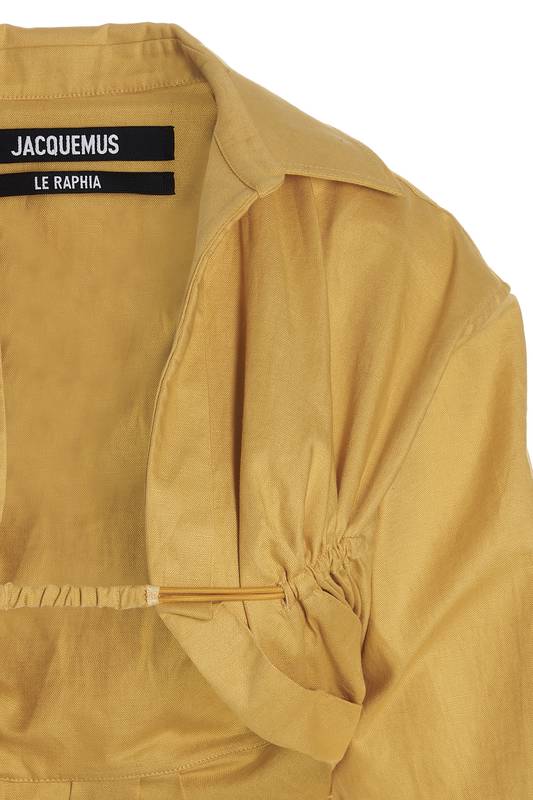 JACQUEMUS 'MA VISCOSE' SHIRT 22H223SH014YELLOW