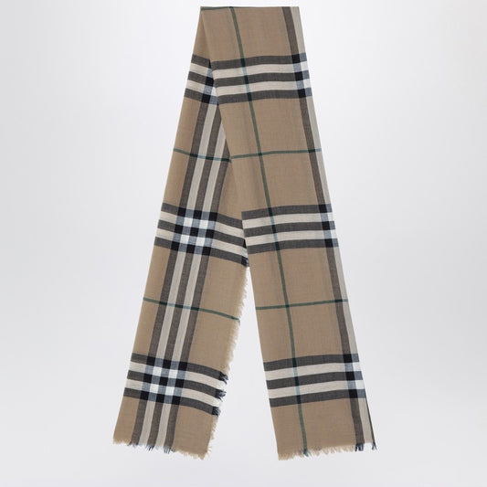 Burberry Beige Check Pattern Scarf 8090725U153464P_BURBE-C1167