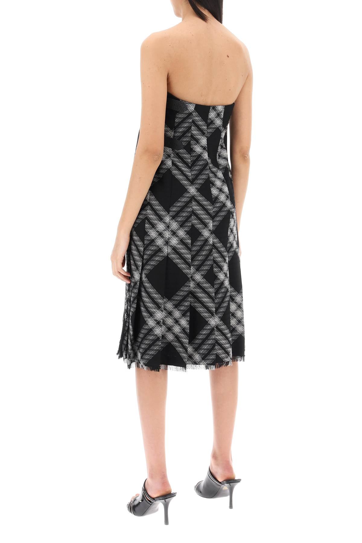 Burberry midi dress with check pattern 8083033A7680