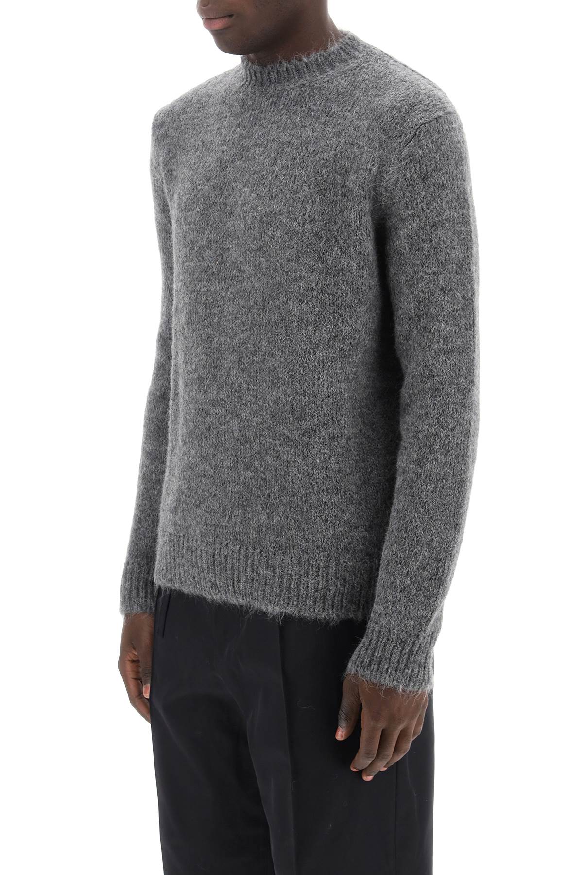 Jil Sander alpaca crew neck sweater J22GP0132J14628034