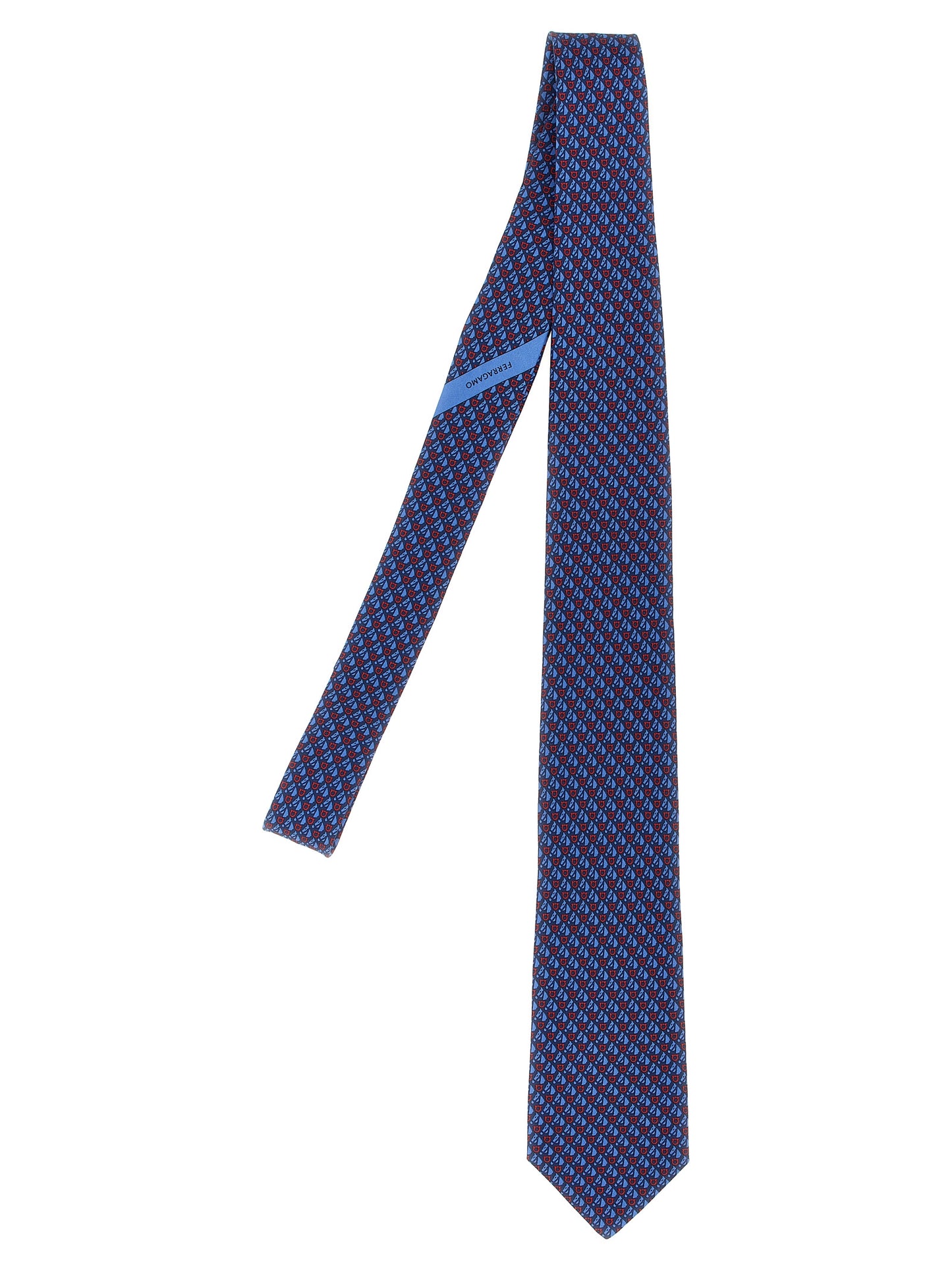 FERRAGAMO 'EQUESTRE' TIE 773947FBLUSCURO