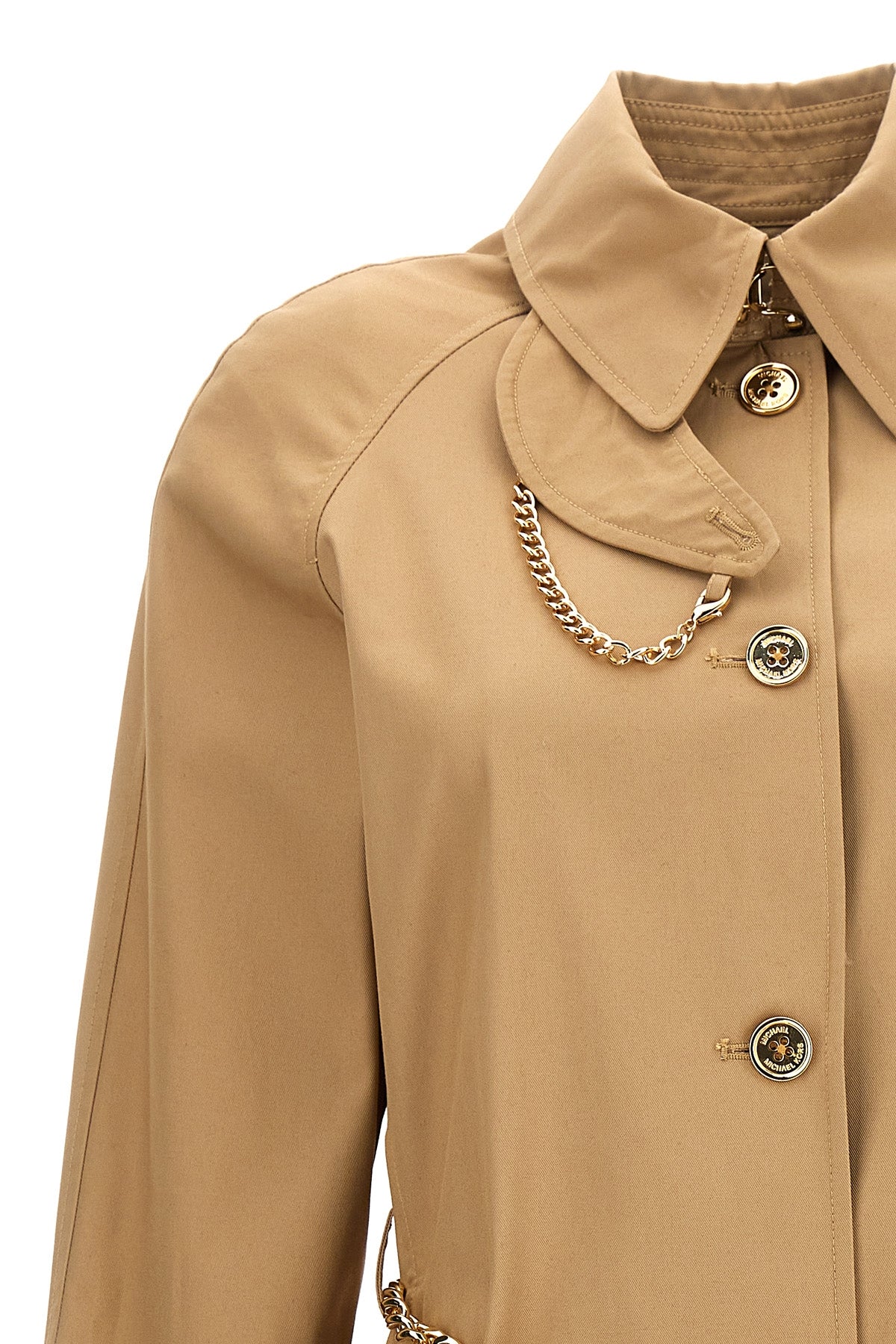 MICHAEL MICHAEL KORS CHAIN BELT TRENCH COAT MS320ARDTY250