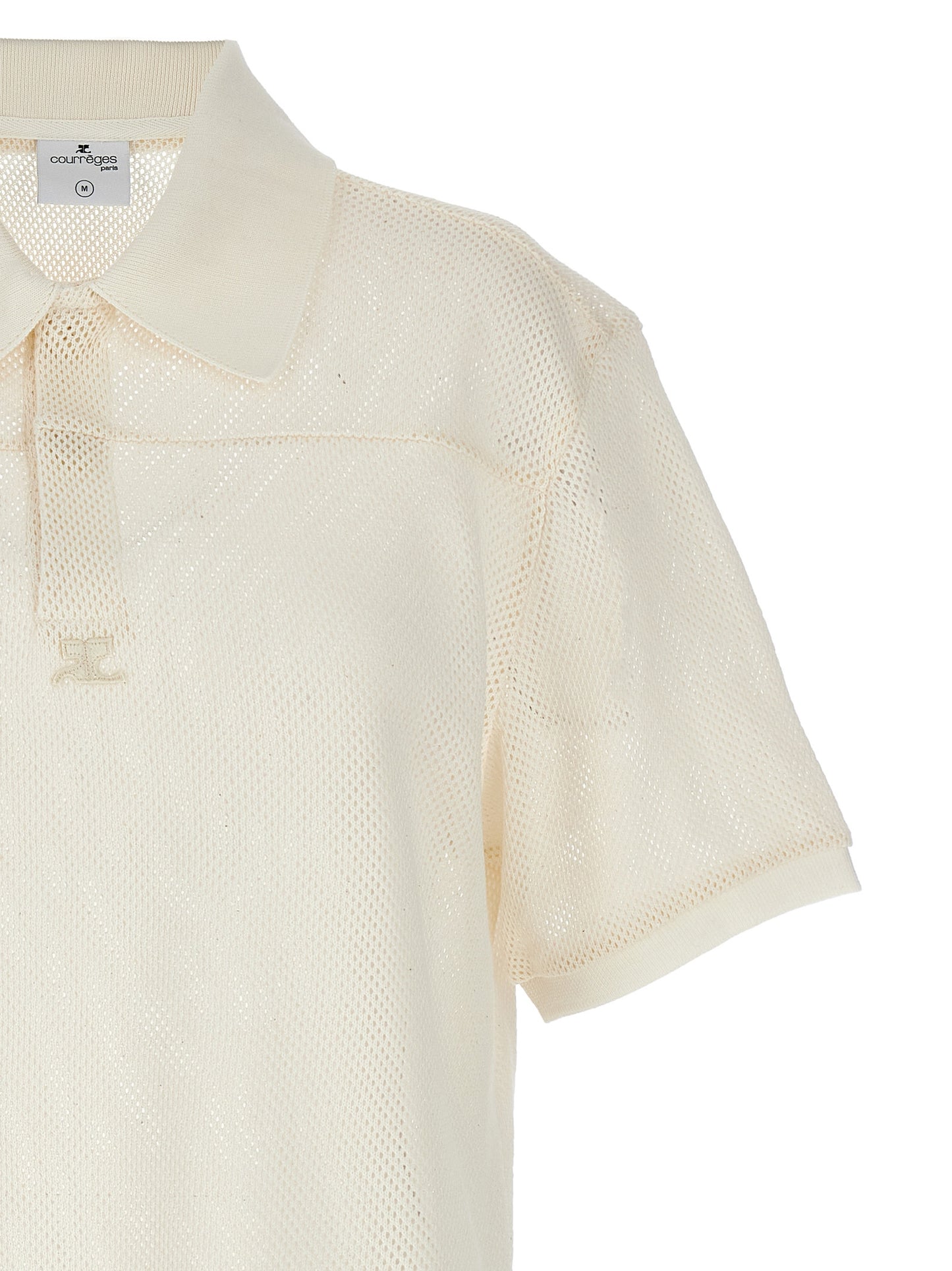 Courrèges 'AC MESH' POLO SHIRT 124JPO025JS00691003