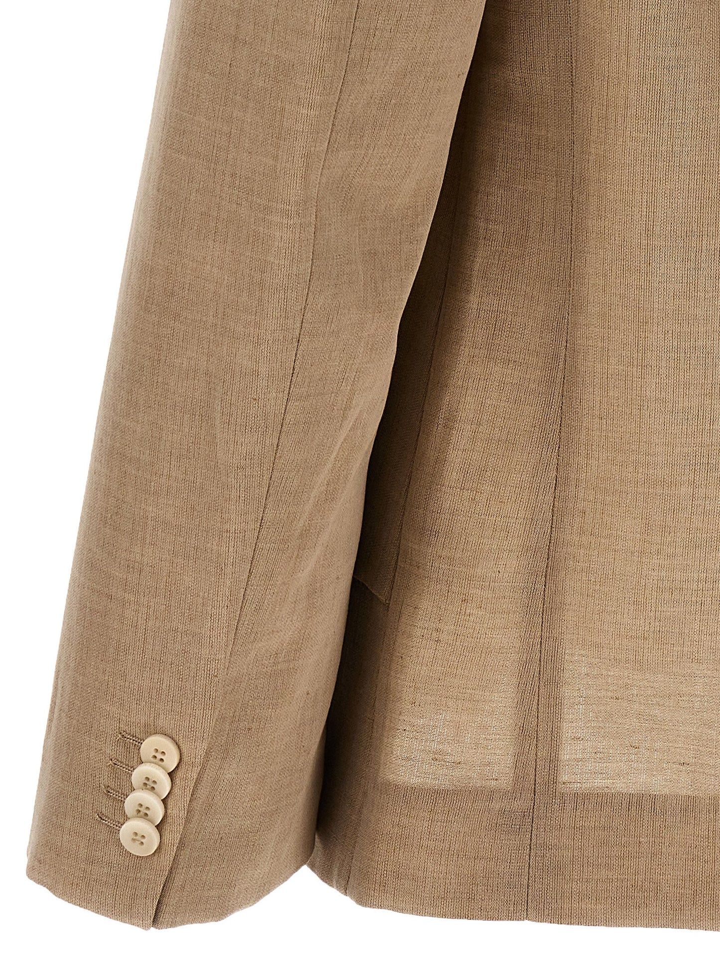 JACQUEMUS 'LA VESTE TITOLO' BLAZER 245JA0451546BEIGE