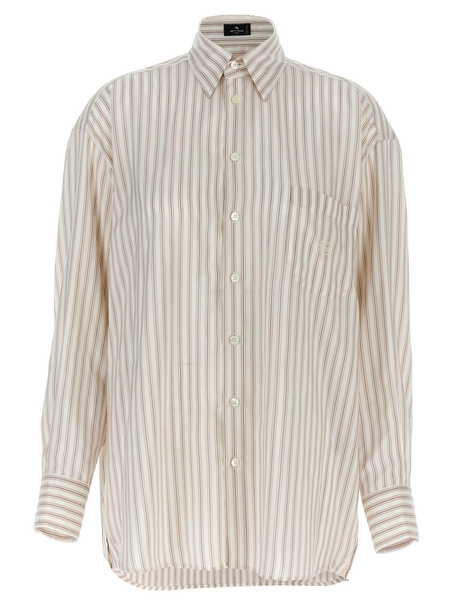 ETRO LOGO EMBROIDERY STRIPED SHIRT WRIA002899TR150S8452