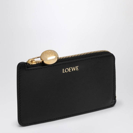 LOEWE Black leather Pebble card case CANBZ40X01LEQ_LOEW-1100