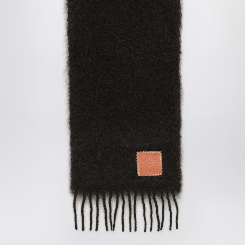 LOEWE Black mohair scarf F655254X01WOP_LOEW-1100