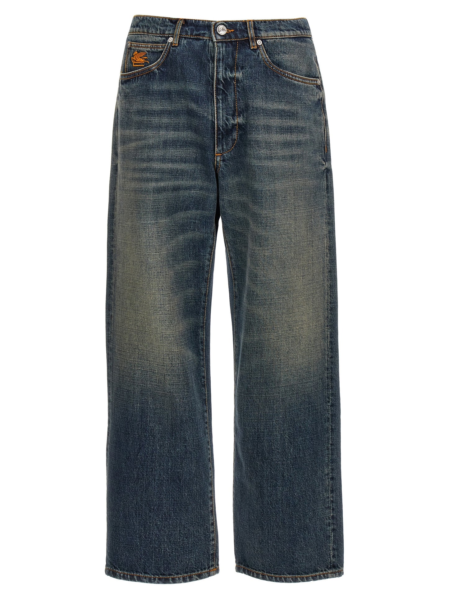 ETRO 'PEGASO' EMBROIDERY JEANS MRNB0016AD241S9091