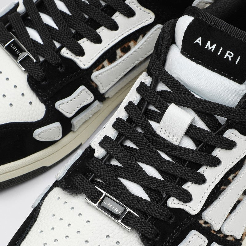 AMIRI Leopard Skel Top low black/white Sneaker AMFOSR1057LEP_AMIRI-001