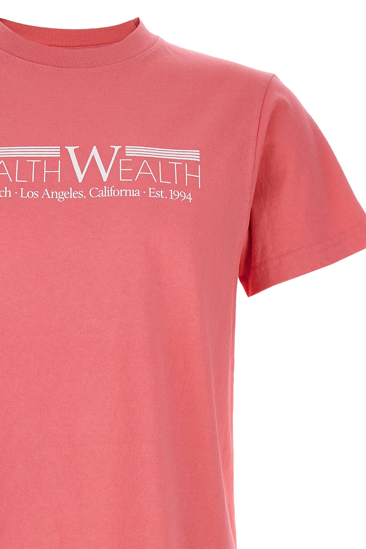 Sporty & Rich 'HEALTH WEALTH 94' T-SHIRT TS877SWSWEET