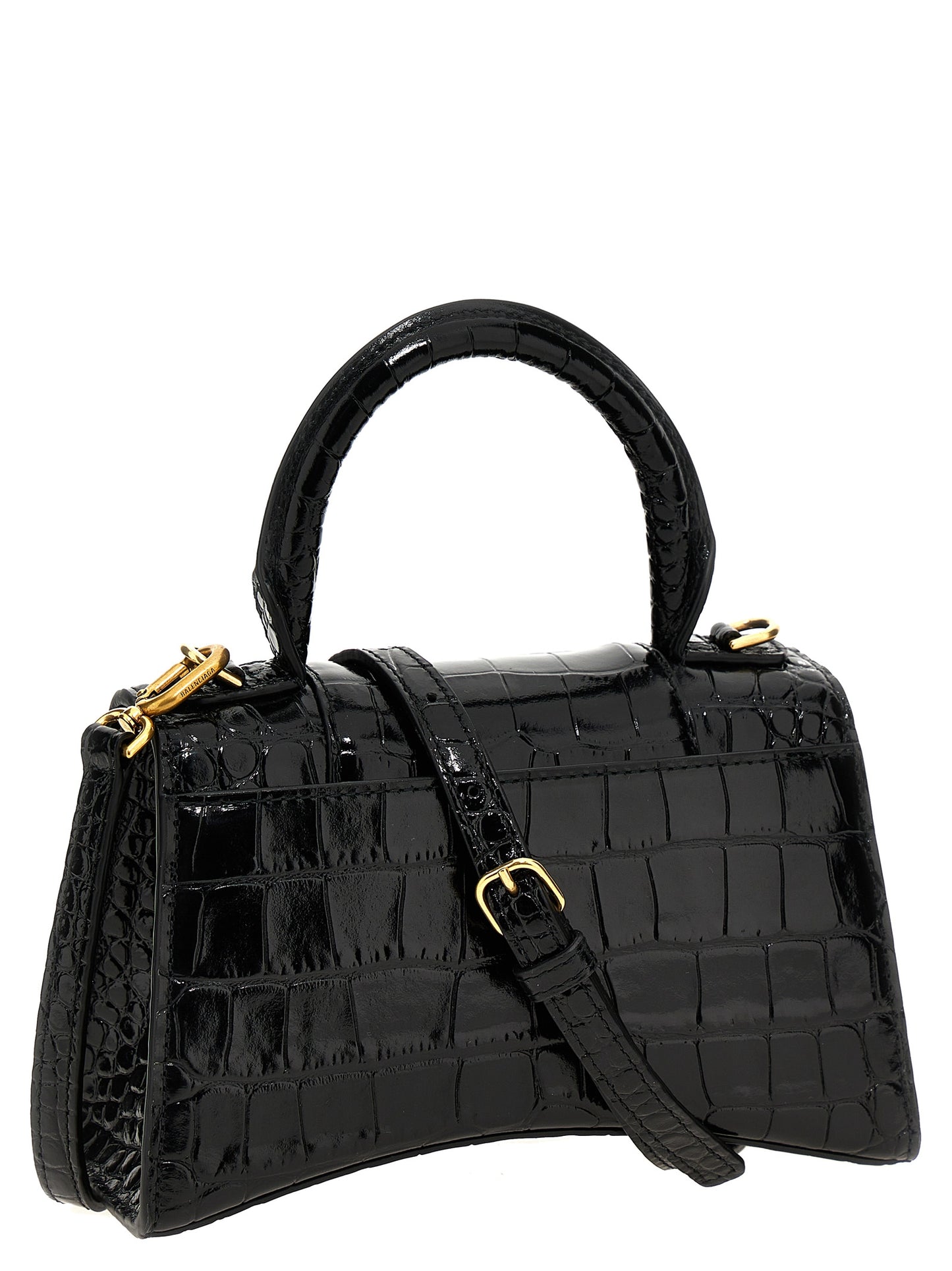 Balenciaga HOURGLASS CROCODILE HANDBAG 5928331LRGM1000