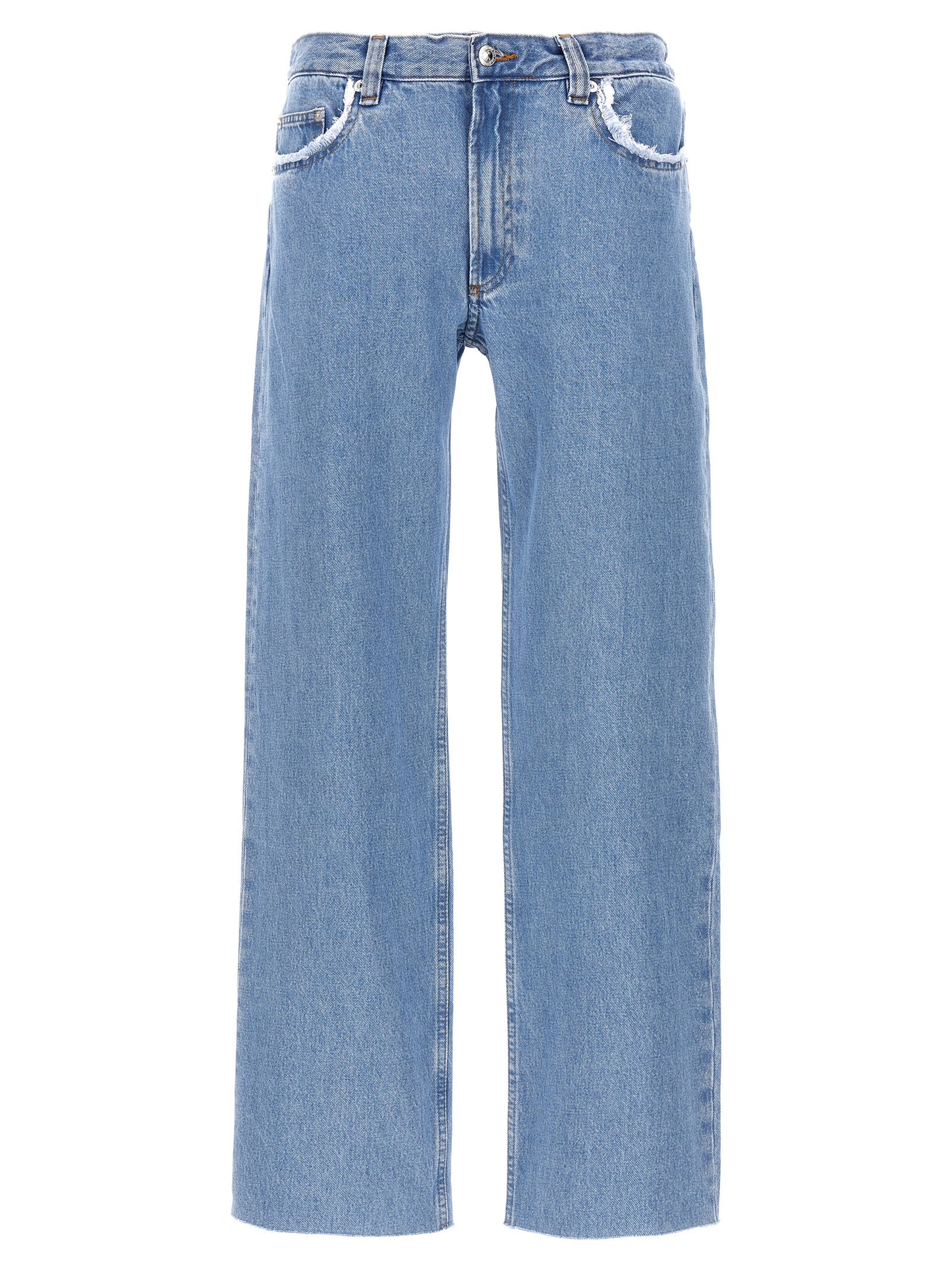 A.P.C. 'RELAXED RAW EDGE' JEANS COGXLF09210IAB