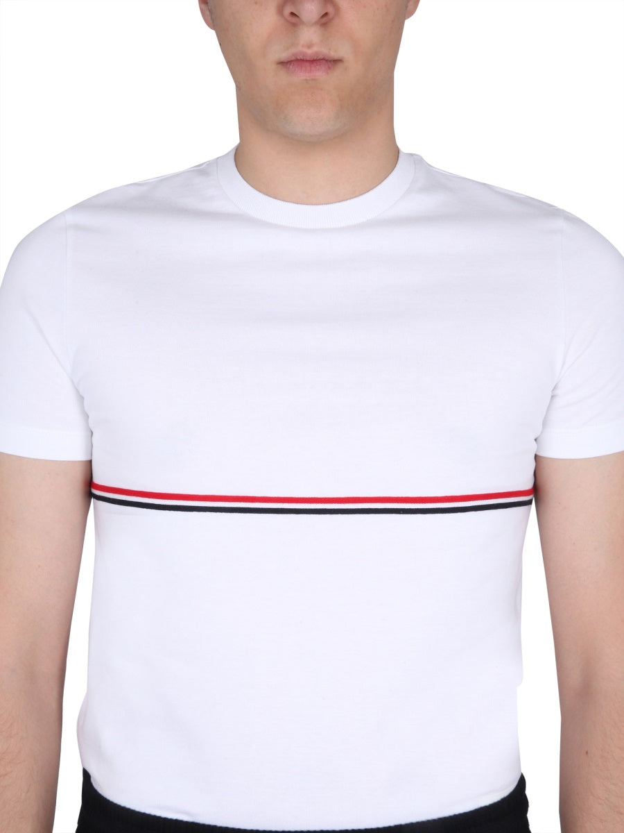 Thom Browne RWB STRIPE T-SHIRT MJS221AJ0058100