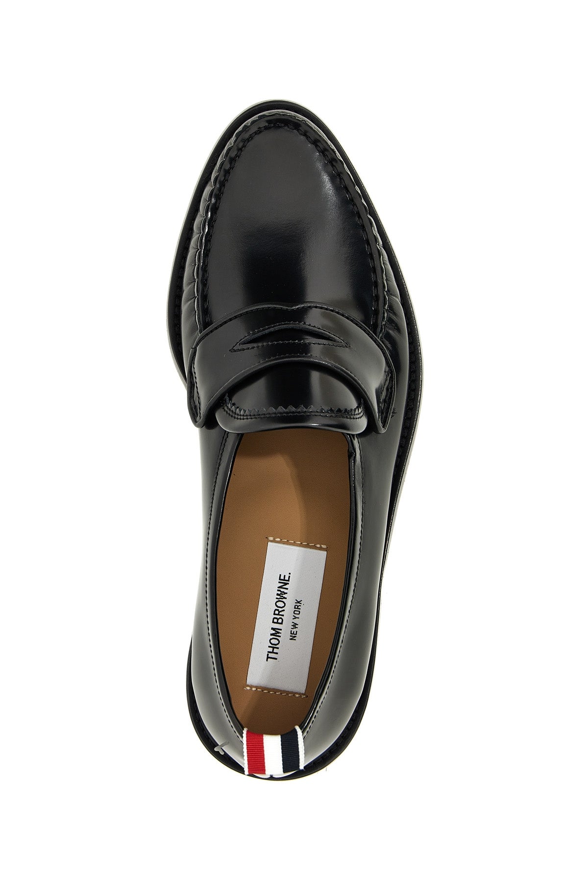 Thom Browne 'PLEATED VARSITY' LOAFERS MFL106AL0043001